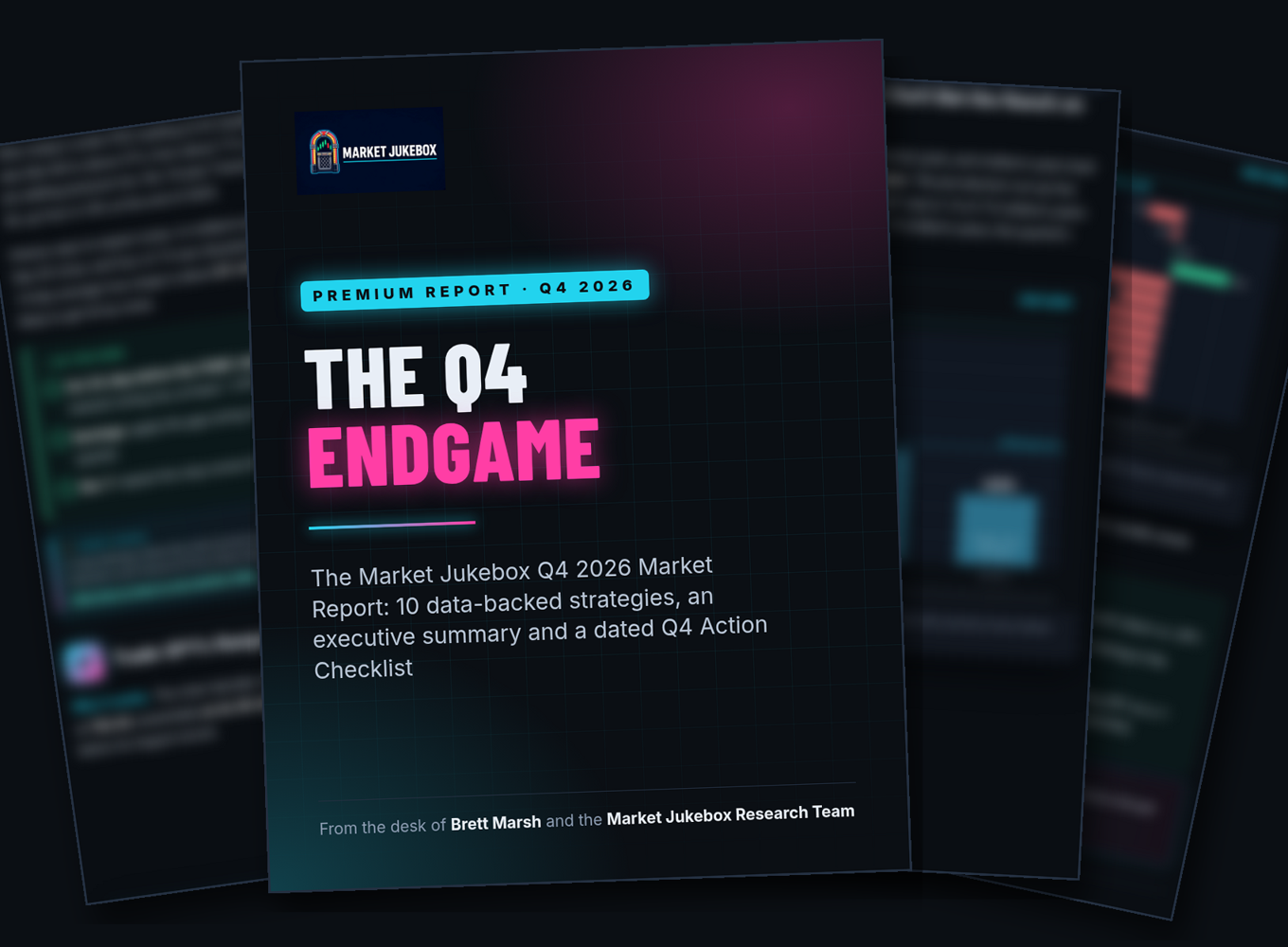 The Q4 Endgame report cover with blurred inside pages